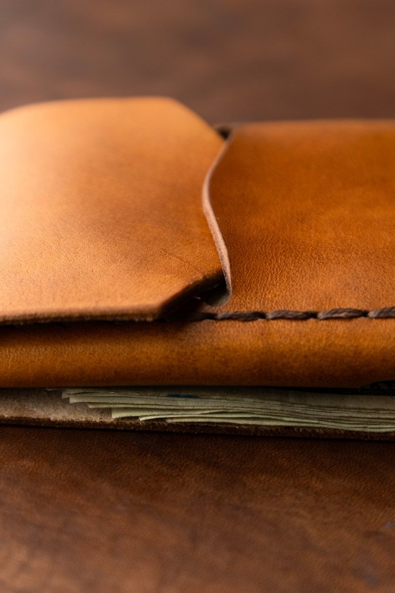 The Christopher: Compact Leather Wallet - JJ Leathersmith -