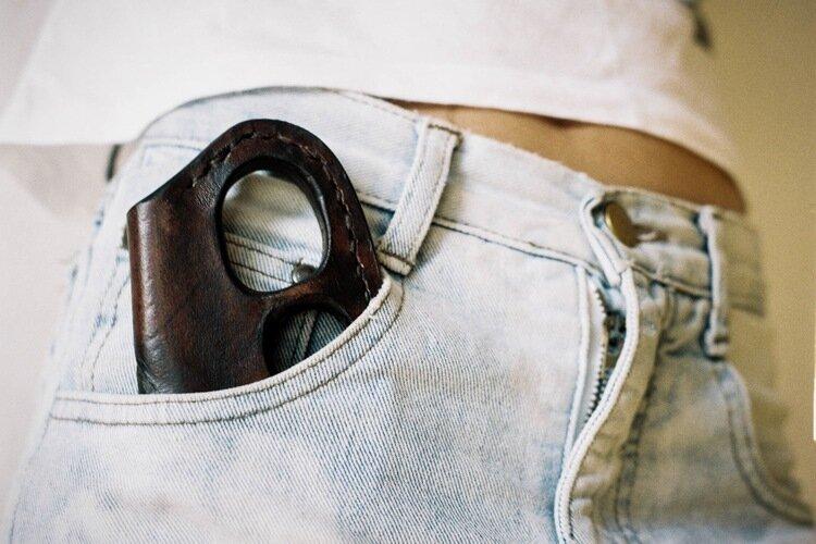 The Johnny: Leather Knuckle Duster