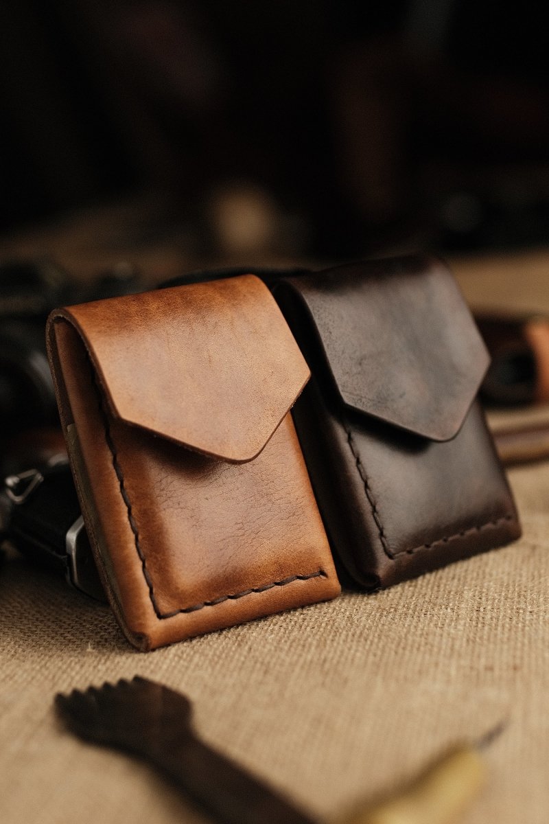 The Lucais: Minimalist Leather Wallet - JJ Leathersmith -