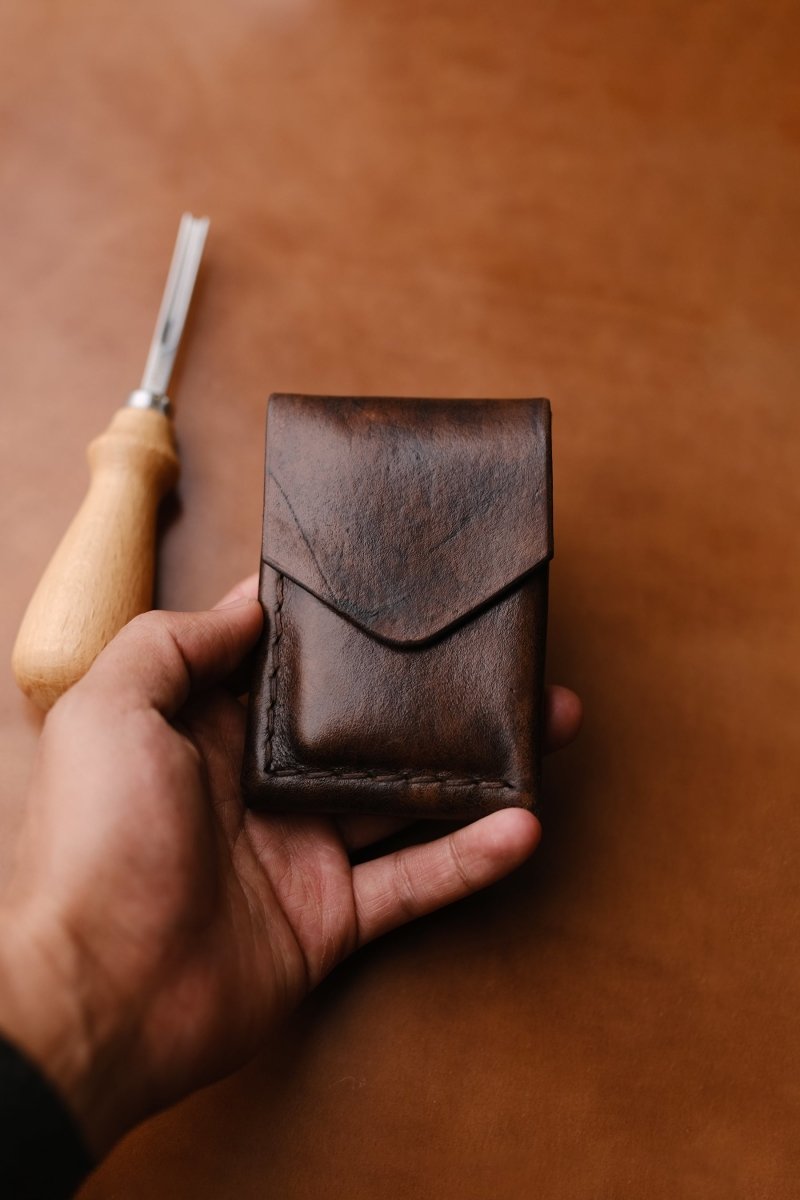 The Lucais: Minimalist Leather Wallet